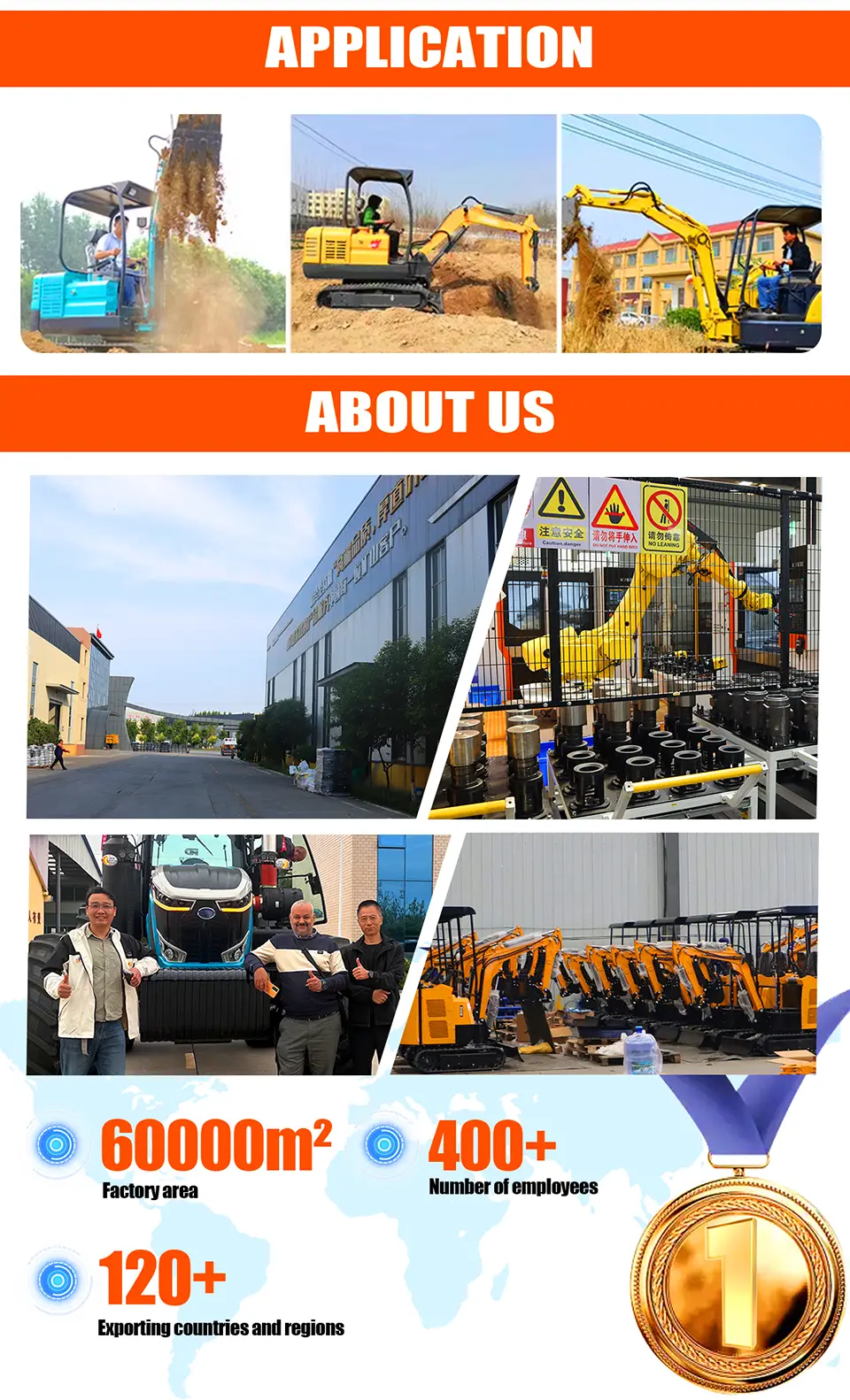 La meilleure petite excavatrice de Chine