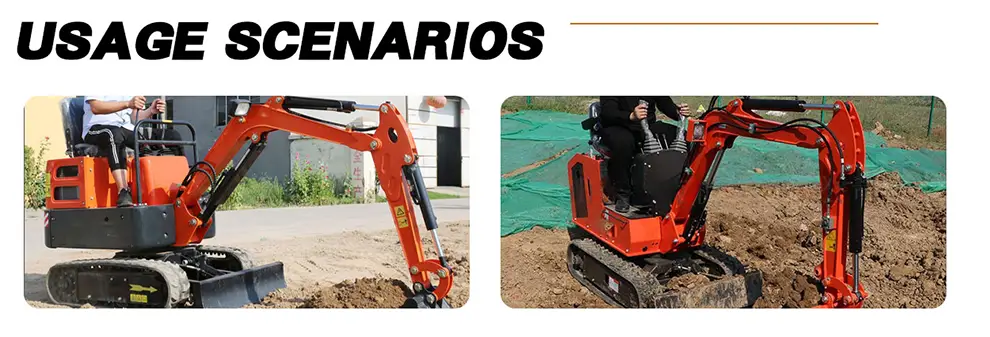 Tailless excavator