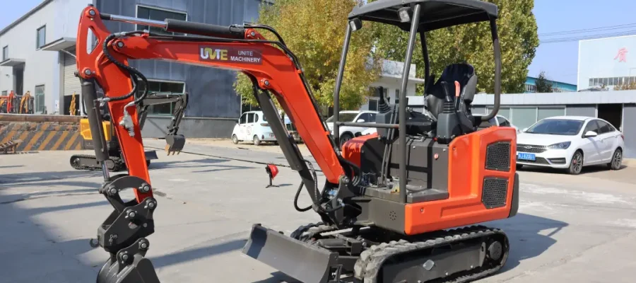 mini backhoe digger