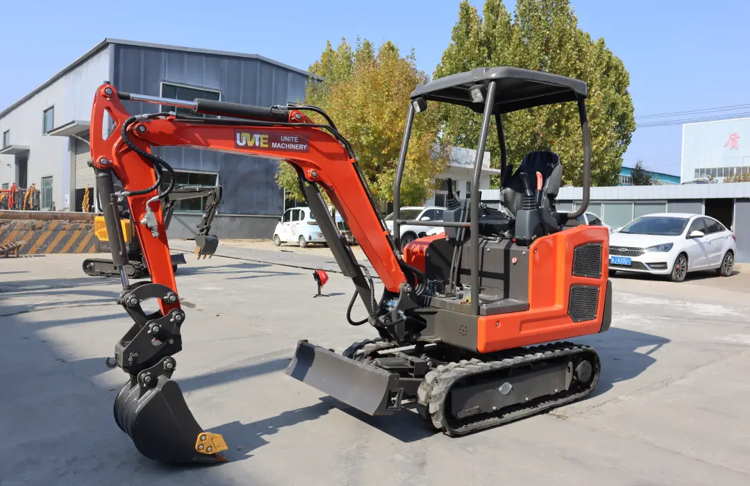 mini backhoe digger