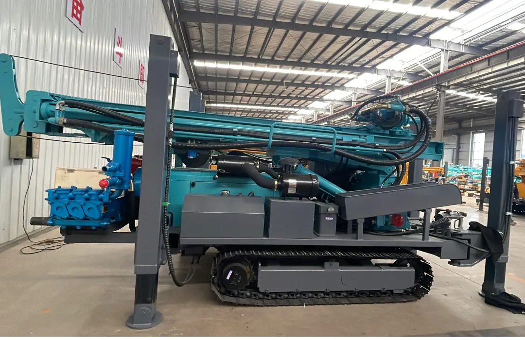 crawler type water well drilling rig