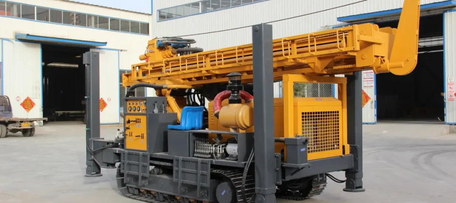 appareil de forage hydraulique de puits d'eau