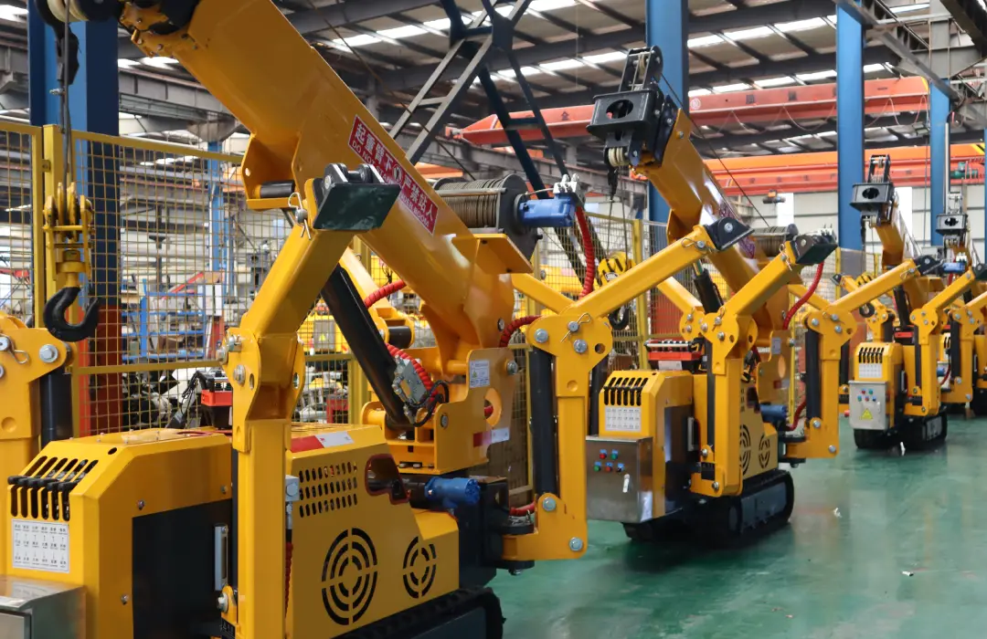 small crawler lifting crane