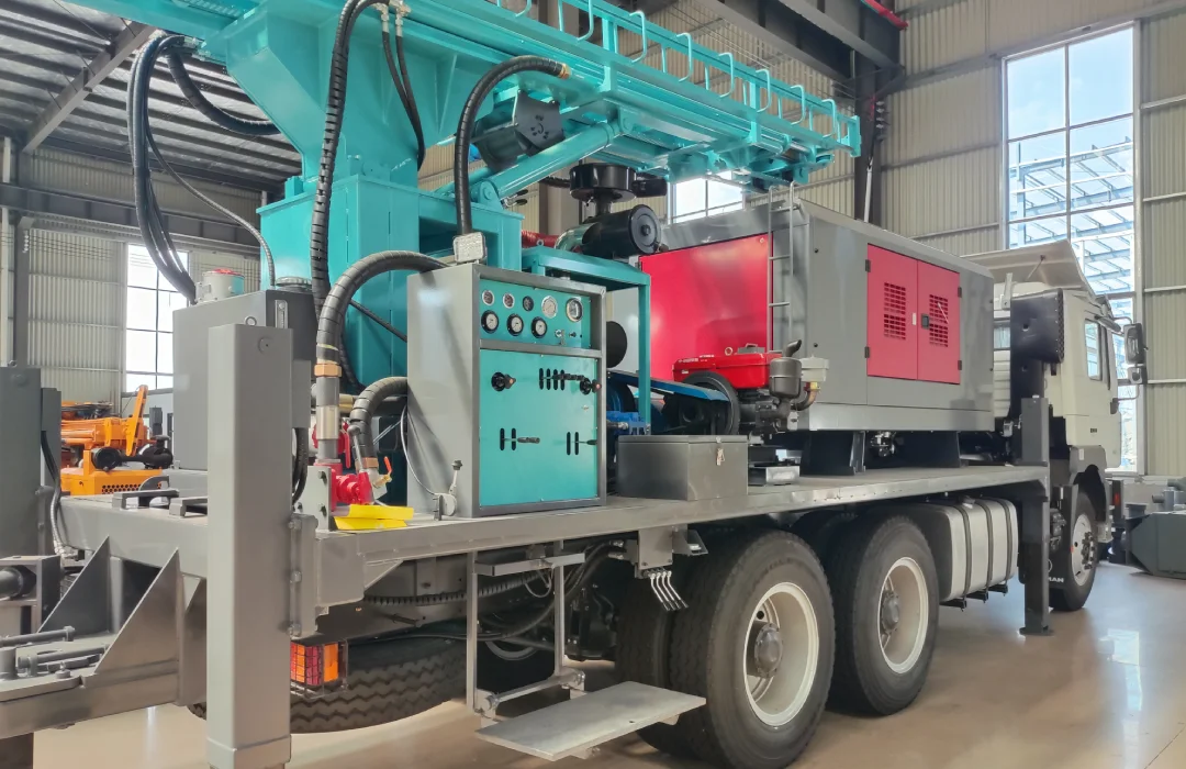 truck mounted drilling rig